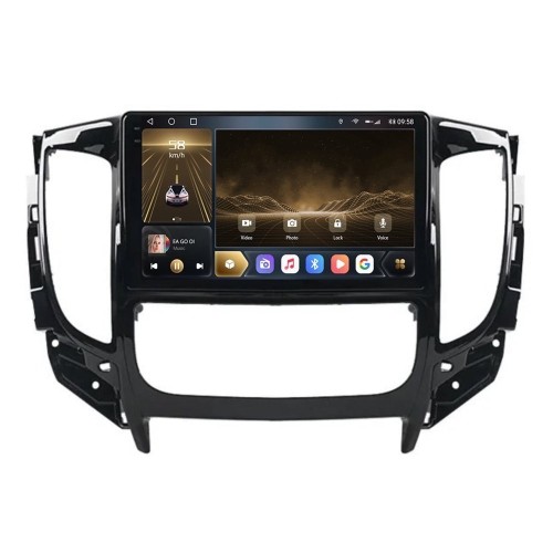 Штатная магнитола CarMedia OL-9567-2-Q-2K (экран 2K) для Mitsubishi Pajero Sport III, L200 V 2015-2021 на Android 12.0