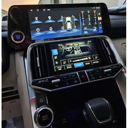 Штатная магнитола CarMedia KP-T1218 для Toyota Land Cruiser 300 2021+ low на Android 10.0
