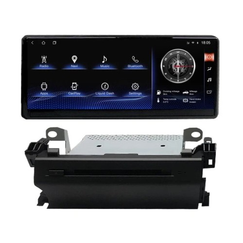 Штатная магнитола CarMedia KP-T1210DVD для Toyota Land Cruiser 300 2021+ low (DVD привод в комплекте) на Android 10.0
