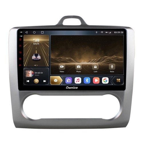 Штатная магнитола CarMedia OL-9201-M-U для Ford Focus II 2005-2011 на Android 12.0