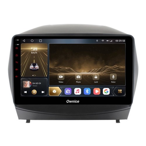 Штатная магнитола CarMedia OL-1702-U для Hyundai ix35, Tucson II 2011-2015 на Android 12.0