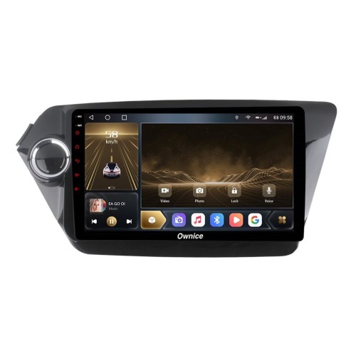 Штатная магнитола CarMedia OL-9731-U для Kia Rio III 2011-2017 на Android 12.0