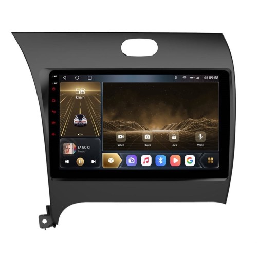 Штатная магнитола CarMedia OL-9732-P для Kia Cerato III 2013-2018 на Android 10.0