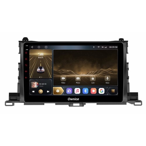 Штатная магнитола CarMedia OL-1601-U для Toyota Highlander (U50) 2014-2019 на Android 12.0