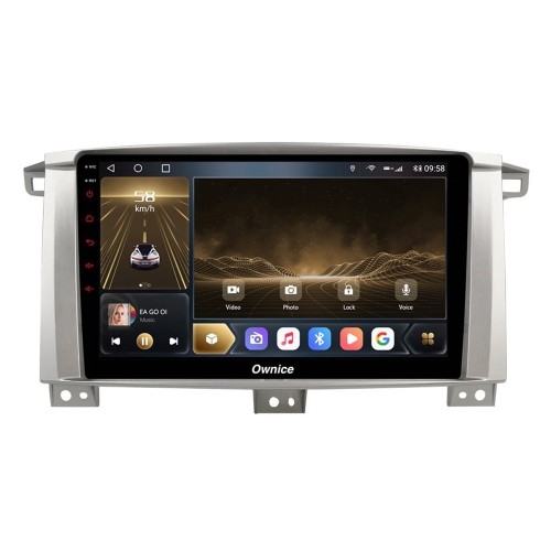 Штатная магнитола CarMedia OL-9681-U для Toyota Land Cruiser 105 2002-2007 на Android 12.0