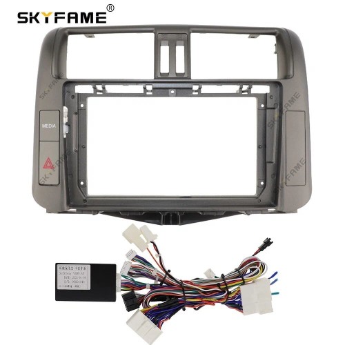 Штатная магнитола CarMedia SF-9613-2-U для Toyota Land Cruiser Prado 150 2009-2013 high на Android 12.0