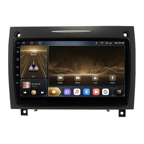 Штатная магнитола CarMedia OL-9988-U для Mercedes SLK-klasse II (R171) 2004-2011 на Android 12.0