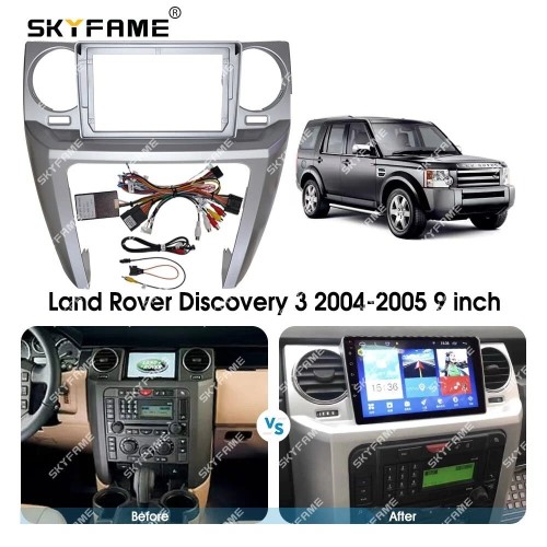 Штатная магнитола CarMedia SF-9703-2-U для Land Rover Discovery 3 2004-2009 на Android 12.0