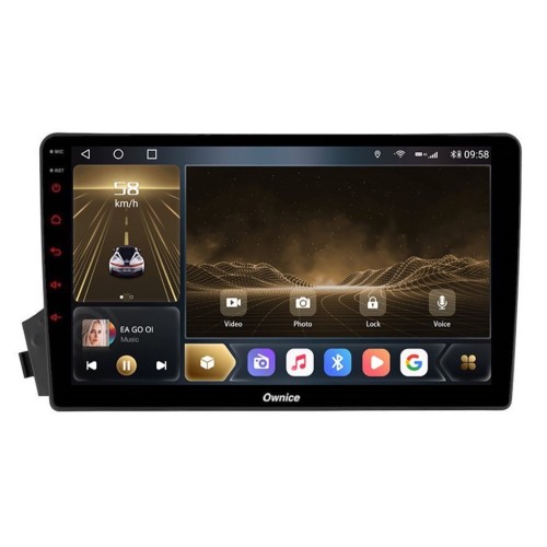 Штатная магнитола CarMedia OL-9303-U для SsangYong Kyron, Actyon, Actyon Sports 2005-2015 на Android 12.0