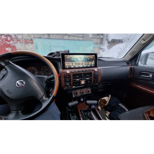 Штатная магнитола CarMedia ZH-N1209 для Nissan Patrol V (Y61) 2004-2010 на Android 12.0