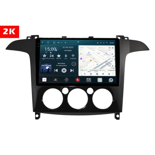 Штатная магнитола Redpower 2K 75135M Hi-Fi для Ford S-Max I (2006-2015) с кондиционером на Android 10.0