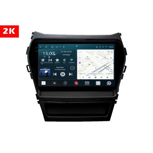 Штатная магнитола Redpower 2K 75210 Hi-Fi для Hyundai Santa Fe III 2012-2019 на Android 10.0