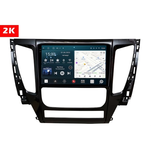 Штатная магнитола Redpower 2K 75423 Hi-Fi для Mitsubishi Pajero Sport III, L200 V 2015-2021 с АКПП на Android 10.0
