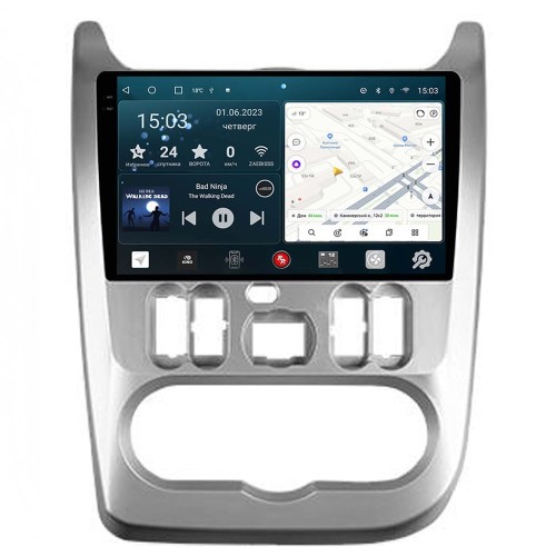 Штатная магнитола Redpower 2K 75357 Hi-Fi для Renault Logan, Sandero 2009-2013 на Android 10.0