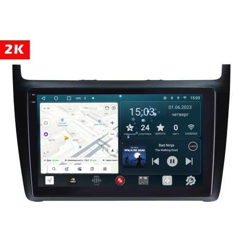 Штатная магнитола Redpower 2K 75134 для Volkswagen Polo 5 2009-2019 на Android 10.0