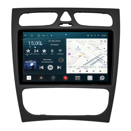 Штатная магнитола Redpower 2K 75367 Hi-Fi для Mercedes Benz C-class (W203), CLK-Class (W209) 2000-2005 на Android 10.0