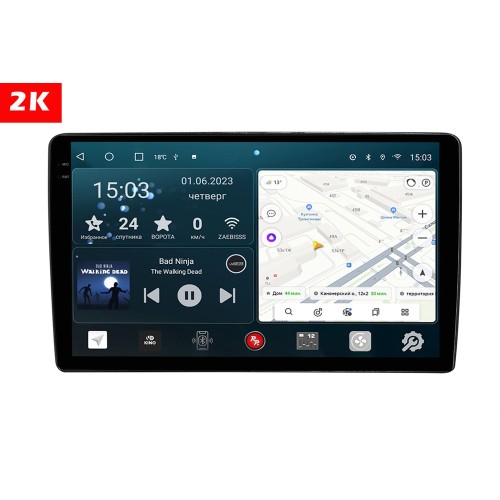 Штатная магнитола Redpower 2K 75240 Hi-Fi для Mitsubishi Outlander I 2002-2008 на Android 10.0