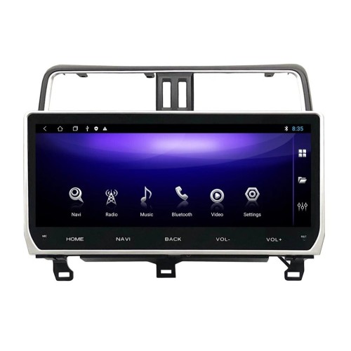 Штатная магнитола CarMedia ZH-T1204 для Toyota Land Cruiser Prado 150 2017-2020 на Android 12.0