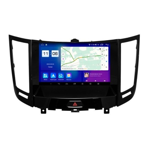 Автомагнитола Parafar для Infinity FX35/FX37 (2013) с усилителем (экран 2K) на Android 11.0 (PF704LUX4U2K)