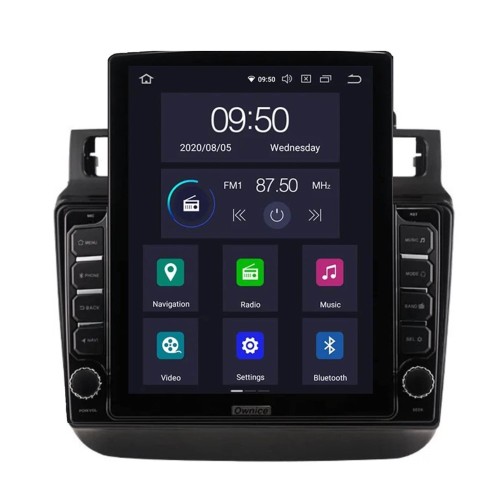 Штатная магнитола CarMedia OL-9107-D TESLA для Volkswagen TOUAREG 2011+ на Android 10.0
