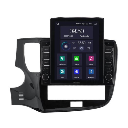Штатная магнитола CarMedia OL-1573-D TESLA для Mitsubishi Outlander III 2019-2024 на Android 10.0