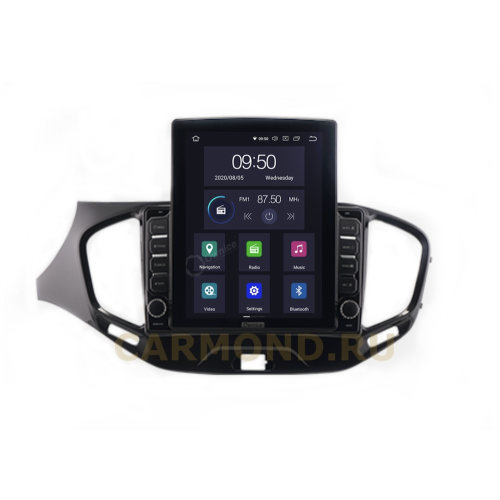 Штатная магнитола CarMedia OL-9061-D ТESLA для Lada Vesta 2015-2022 на Android 10.0