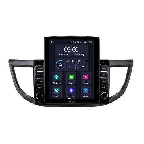 Штатная магнитола CarMedia OL-1641-D TESLA для Honda CR-V IV 2012-2016 на Android 10.0