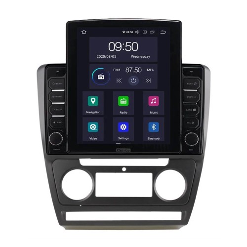 Штатная магнитола CarMedia OL-1920-D TESLA для Skoda Octavia II (A5) 2004-2013 на Android 10.0