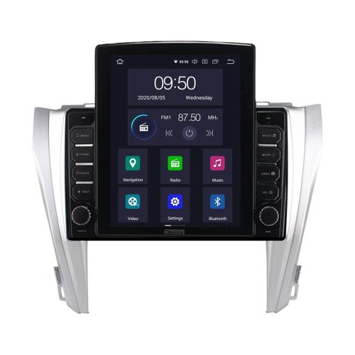 Штатная магнитола CarMedia OL-1608-D TESLA для Toyota Camry V55 2014-2018 на Android 10.0
