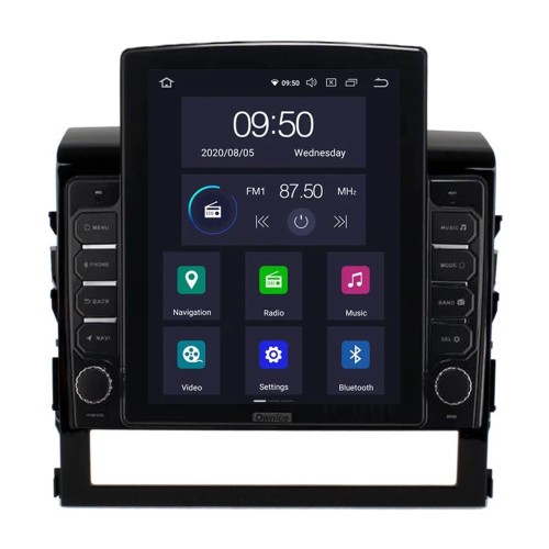Штатная магнитола CarMedia OL-9618-D TESLA для Toyota LC 200 2015-2021 на Android 10.0