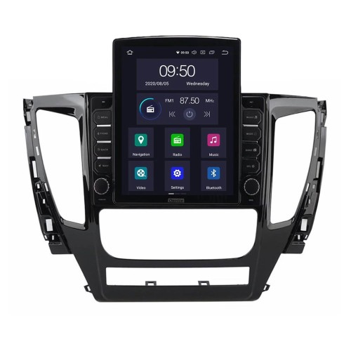 Штатная магнитола CarMedia OL-9638-D TESLA для Mitsubishi Pajero Sport III 2015-2021 на Android 10.0