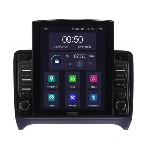Штатная магнитола CarMedia OL-9101-D TESLA для Audi TT II (8J), TTS II (8J) 2008-2014 на Android 10.0