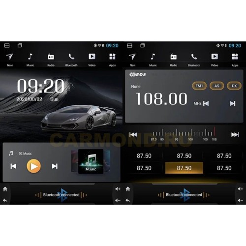 Штатная магнитола CarMedia OL-9625-D TESLA для Suzuki SX4 I 2006-2014 на Android 10.0