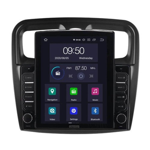 Штатная магнитола CarMedia OL-9945-D TESLA для Renault Logan II, Sandero II 2013-2022 на Android 10.0