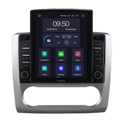 Штатная магнитола CarMedia OL-9201-M-D TESLA для Ford Focus II 2005-2011 с кондиционером на Android 10.0
