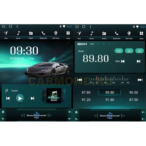 Штатная магнитола CarMedia OL-9739-D ТESLA для Kia Soul 2008-2014 на Android 10.0