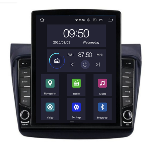 Автомагнитола CarMedia OL-9635-D ТESLA для Mitsubishi Pajero Sport II, L200 IV 2006-2015 на Android 10.0
