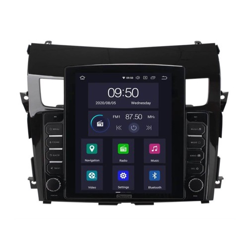 Штатная магнитола CarMedia OL-1665-D ТESLA для Nissan Teana III 2014-2021 на Android 10.0
