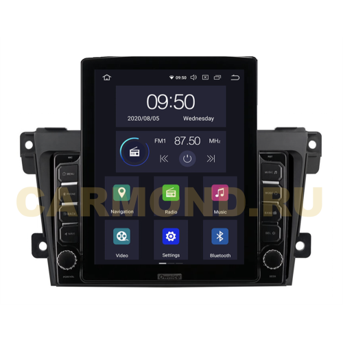 Штатная магнитола CarMedia OL-9509-D ТESLA для Mazda CX-7 I 2006-2012 на Android 10.0