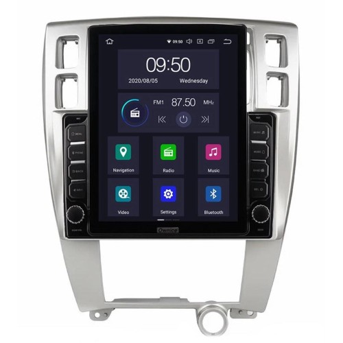 Штатная магнитола CarMedia OL-1725-2-D ТESLA для Hyundai Tucson I 2004-2010 на Android 10.0