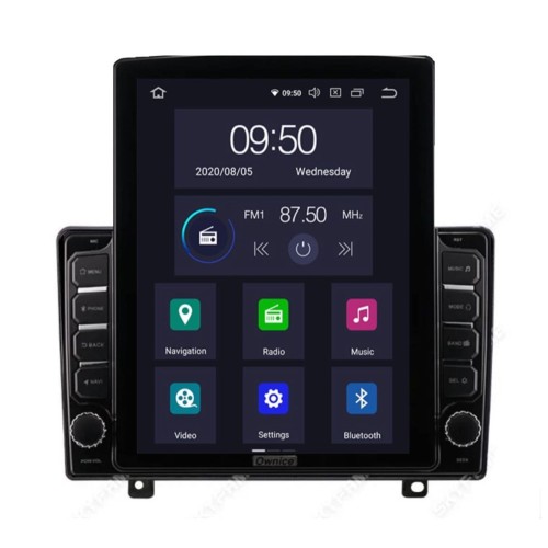 Штатная магнитола CarMedia SF-9304-D ТESLA для Opel ASTRA H на Android 10.0