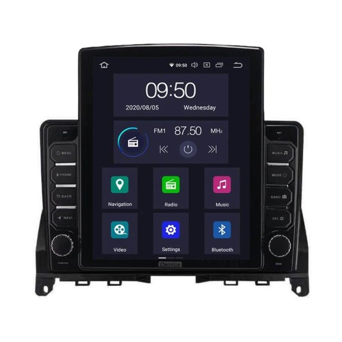 Штатная магнитола CarMedia OL-9947-D TESLA для Mercedes C-klasse (W204) 2006-2011 NTG 4.0 на Android 10.0