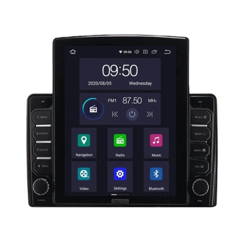 Штатная магнитола CarMedia OL-9567-3-D TESLA для Mitsubishi L200 2018-2024 на Android 10.0