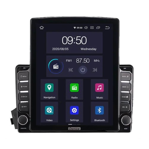Штатная магнитола CarMedia OL-9303-D TESLA для SsangYong Kyron, Actyon, Actyon Sports 2005-2015 на Android 10.0