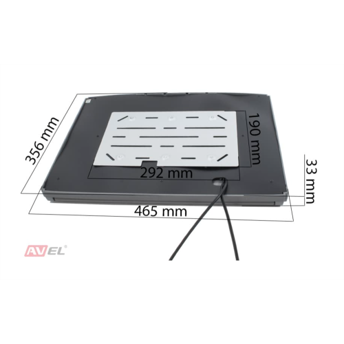 Потолочный монитор AVIS AVS1717MPP 17,3