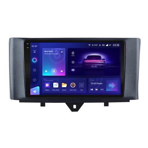 Штатная магнитола Teyes CC3 2K 4/64 ГБ для Mercedes Smart Fortwo 2012-2015 на Android 10.0
