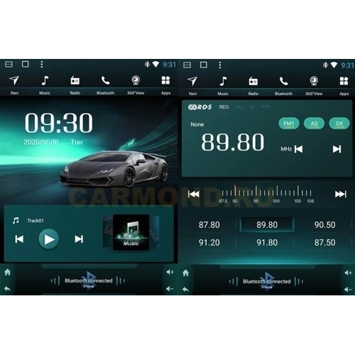Штатная магнитола CarMedia SF-9119-D TESLA для Mercedes ML (W163) 2003-2005 (климат) на Android 10.0
