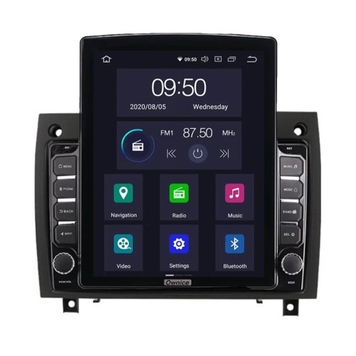 Штатная магнитола CarMedia SF-9988-A-D TESLA для Mercedes SLK-klasse II (R171) 2004-2011 на Android 10.0