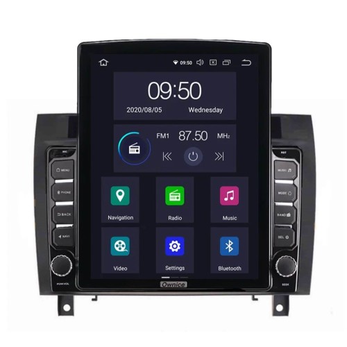 Штатная магнитола CarMedia SF-9988-B-D TESLA для Mercedes SLK-klasse II (R171) 2004-2011 на Android 10.0