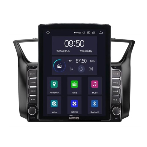 Штатная магнитола CarMedia SF-1666-D TESLA для Nissan Sentra VII (B17) 2014-2017, Tiida II 2015-2017 на Android 10.0